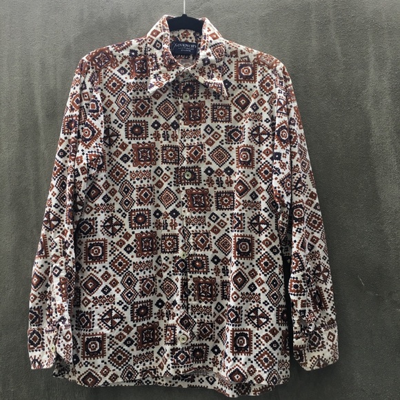 Givenchy Other - Givenchy Vintage Cord Printed Button Down